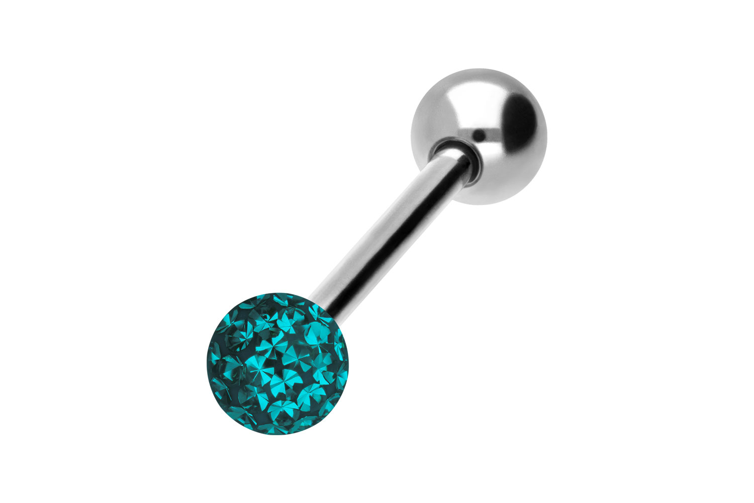 Chirurgenstahl Barbell Piercing EPOXY- + CHIRURGENSTAHL-KUGEL